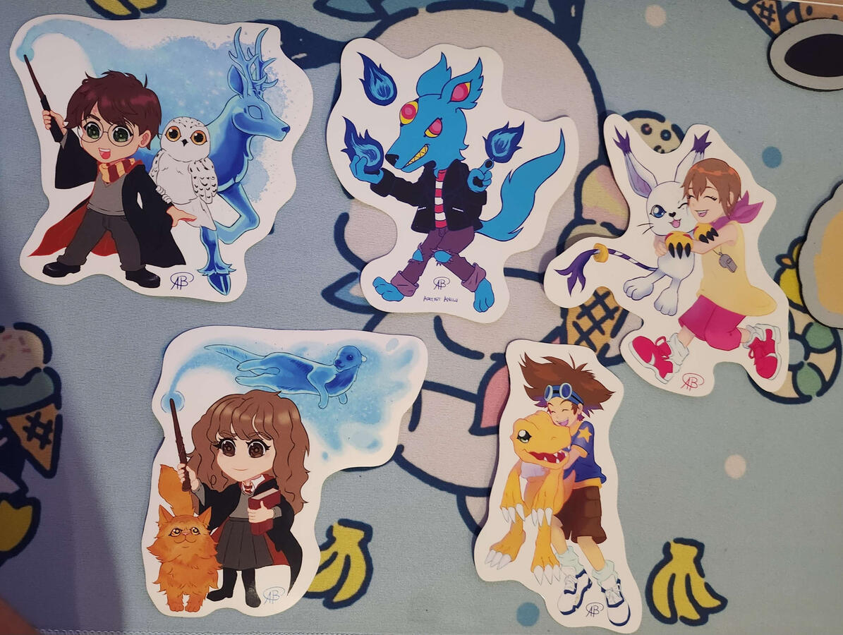 5x5 Stickers